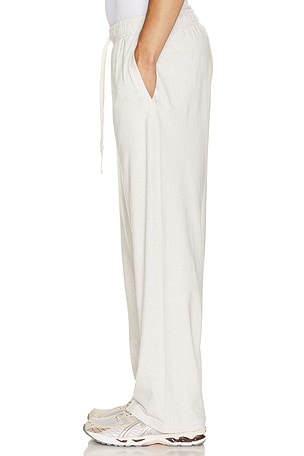 SKIMS Jersey Lounge Straight Pant in Grey