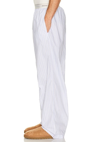 SKIMS Logo Band Sleep Pant in Blue
