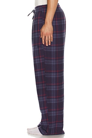 SKIMS Flannel Sleep Pant in Navy