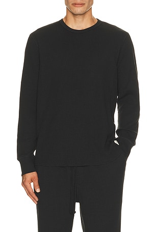 Branded Classic Waffle Crewneck T-shirt SKIMS