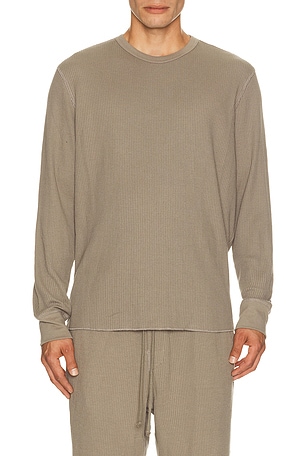 Branded Classic Waffle Crewneck T-shirt SKIMS