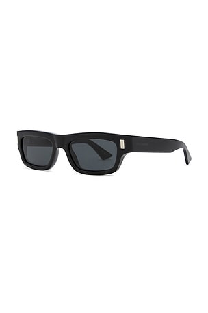 Saint Laurent Rectangular Sunglasses in Black