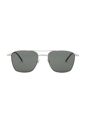 SL Logo Pilot Sunglasses Saint Laurent