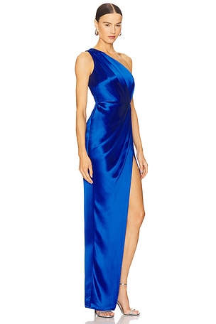 SAU LEE Preston Dress in Royal