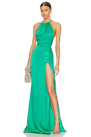 Rails Fiona Midi Dress in Vibrant Green