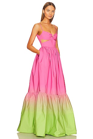 SAU LEE Nova Gown in Pink