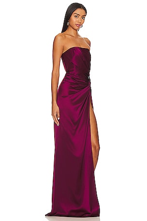 SAU LEE Hera Gown in Red