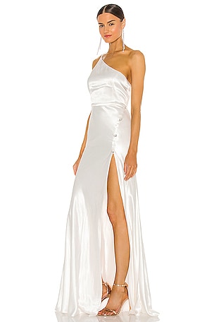 SAU LEE Hailey Gown in Ivory