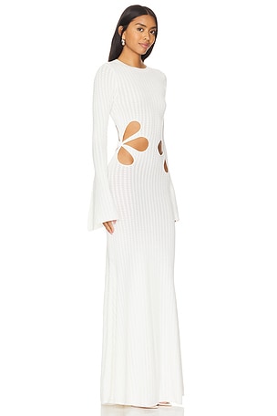 SAU LEE x REVOLVE Destiny Knit Dress in Ivory
