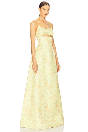 SAU LEE Marie Gown in Yellow