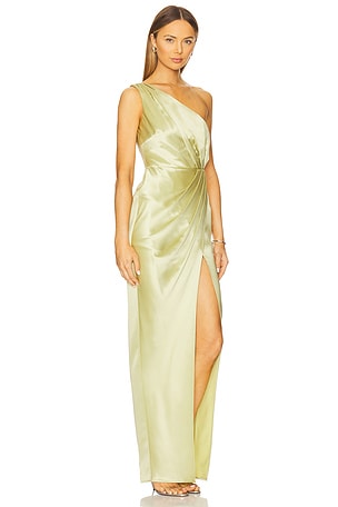 SAU LEE Preston Dress in Sage