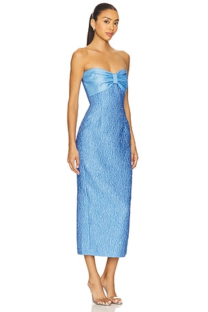 SAU LEE Jackie Dress in Blue