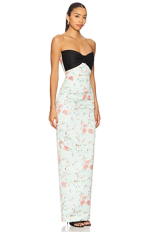 SAU LEE Mona Dress in Mint