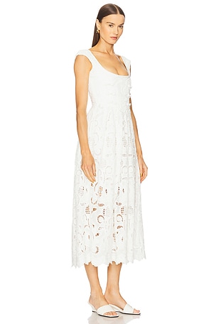 SAU LEE Holland Dress in White