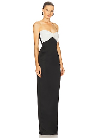 SAU LEE Jaclyn Gown in Black
