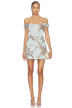 Bruna Brocade Mini Dress SAU LEE