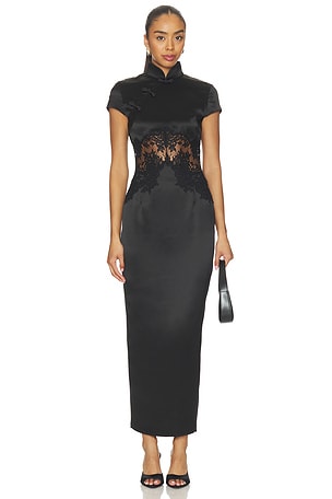 Charlize Satin Dress SAU LEE