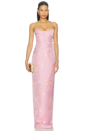 Savie Jacquard Gown SAU LEE