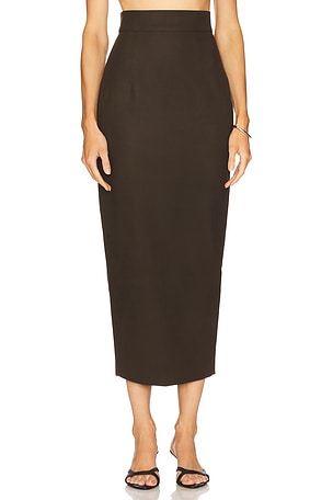 Nomi Suede Skirt SAU LEE