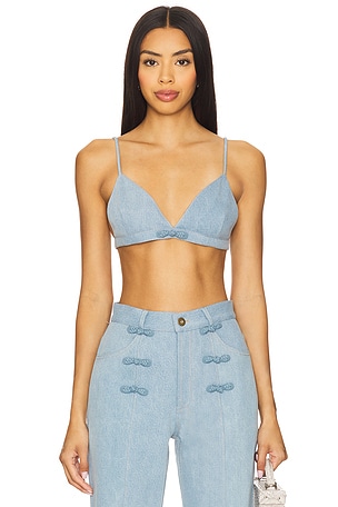 Cleo Denim Bralette SAU LEE