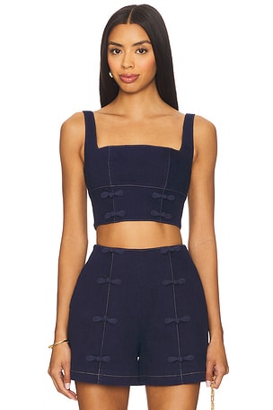 Bridgette Denim Top SAU LEE