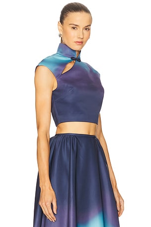 SAU LEE Mai Top in Blue