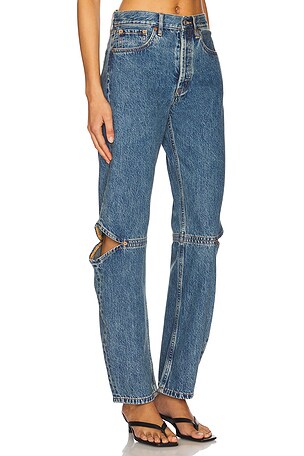 Still Here Cowgirl Straight Jeans in Blue