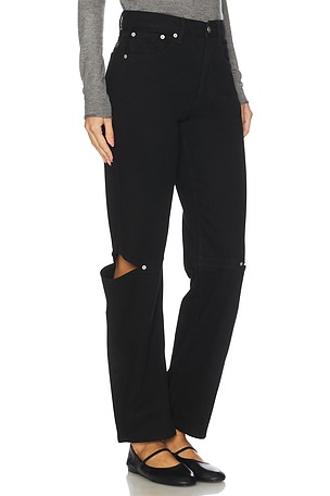 Still Here Cowgirl Wide Leg Jeans in Black