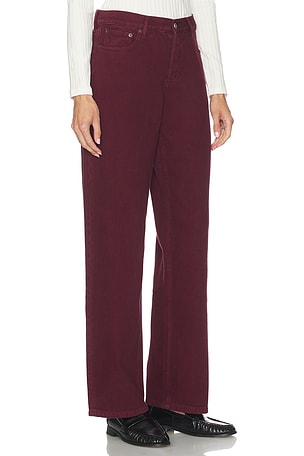 Still Here Everyday Straight Jeans in Burgundy