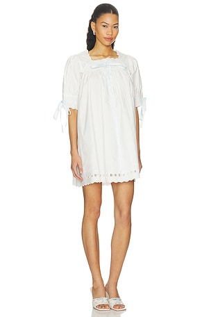 Sandy Liang Daikon Dress in White