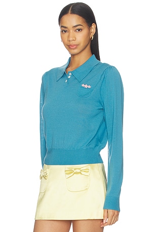 Sandy Liang Akir Sweater in Blue