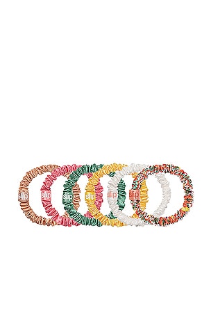 Skinny Scrunchies 6 Pack In La Dolce Vita slip