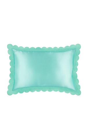 slip Queen Pillowcase in Turquoise