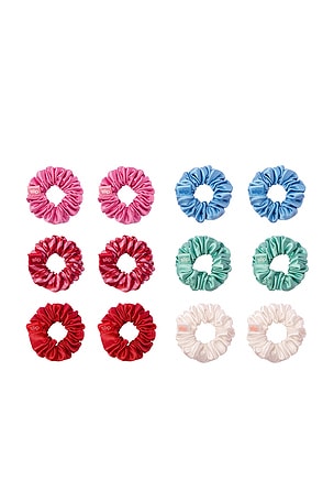 slip Minnie Scrunchies Set Of 12 in Sundown