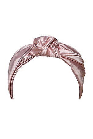 slip Silk Headband The Knot in Pink | REVOLVE display picture 3