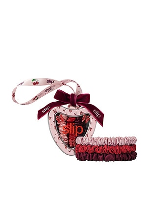 Skinny Scrunchie Trio Ornament slip