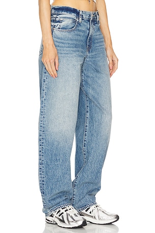 SLVRLAKE Tess Long Wide Leg Jeans in Denim-Medium