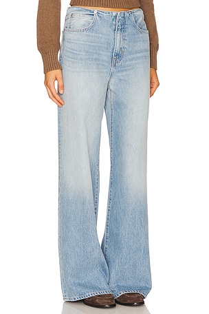 SLVRLAKE Naomi Wide Leg Jeans in Blue