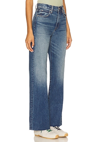 SLVRLAKE Grace Wide Leg Jeans in Blue