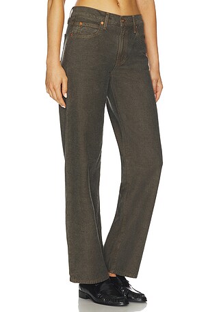 SLVRLAKE Jazmine Wide Leg Jeans in Brown