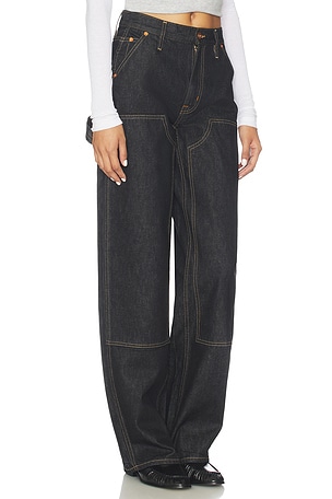 SLVRLAKE Cassie Worker Pant in Black. Size 32. Also
