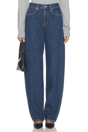 Tess Long Relaxed Curve Jeans SLVRLAKE