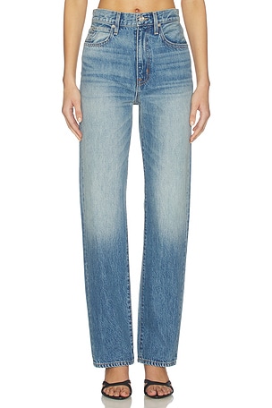 London High Rise Straight Leg Jeans SLVRLAKE