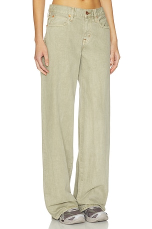 SLVRLAKE Mica Wide Leg Jeans in Grey