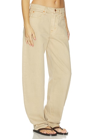 SLVRLAKE Ella Barrel Jeans en Fauve