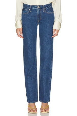 Chloe Low Rise Straight Leg Jean SLVRLAKE