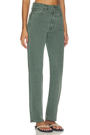 SLVRLAKE London Straight Leg Jean in Sage