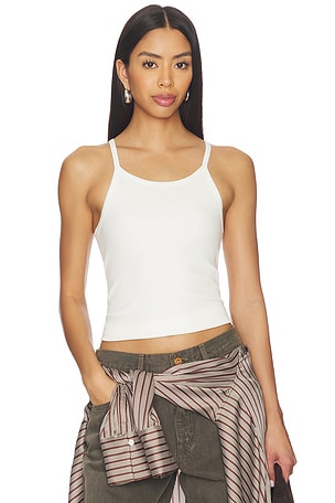 Fitted Rib Tank Top SLVRLAKE