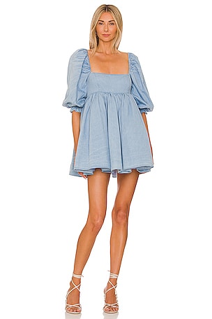 The Denim Puff Dress Selkie