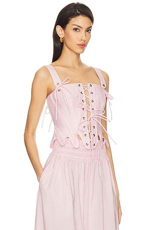 Selkie The Shipwreck Corset in Pink